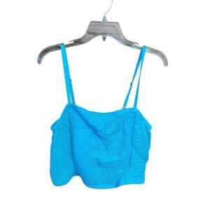 Torrid  Gauze Crop  halter top Sz 0 (L-XL) NWT